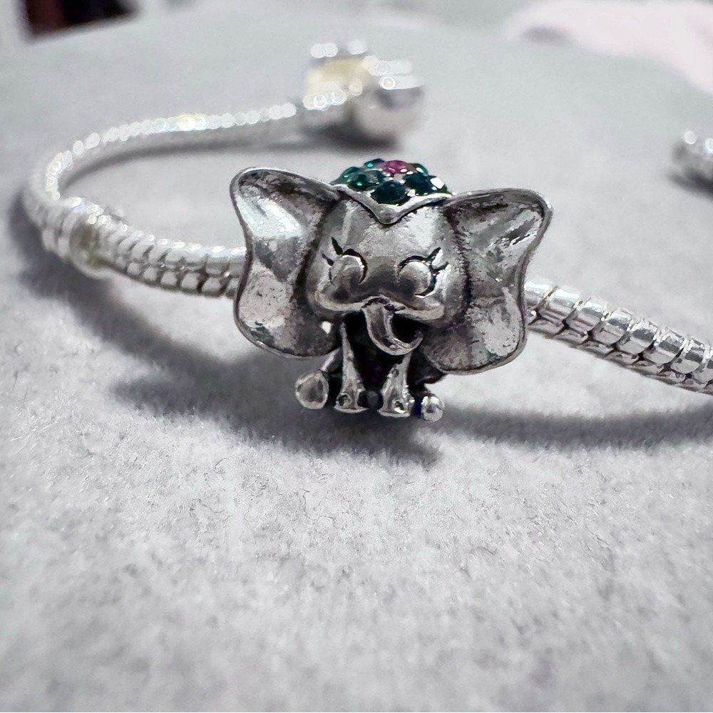 Silver‎ Elephant Bead European Charm fits PANDORA - Picture 6 of 9